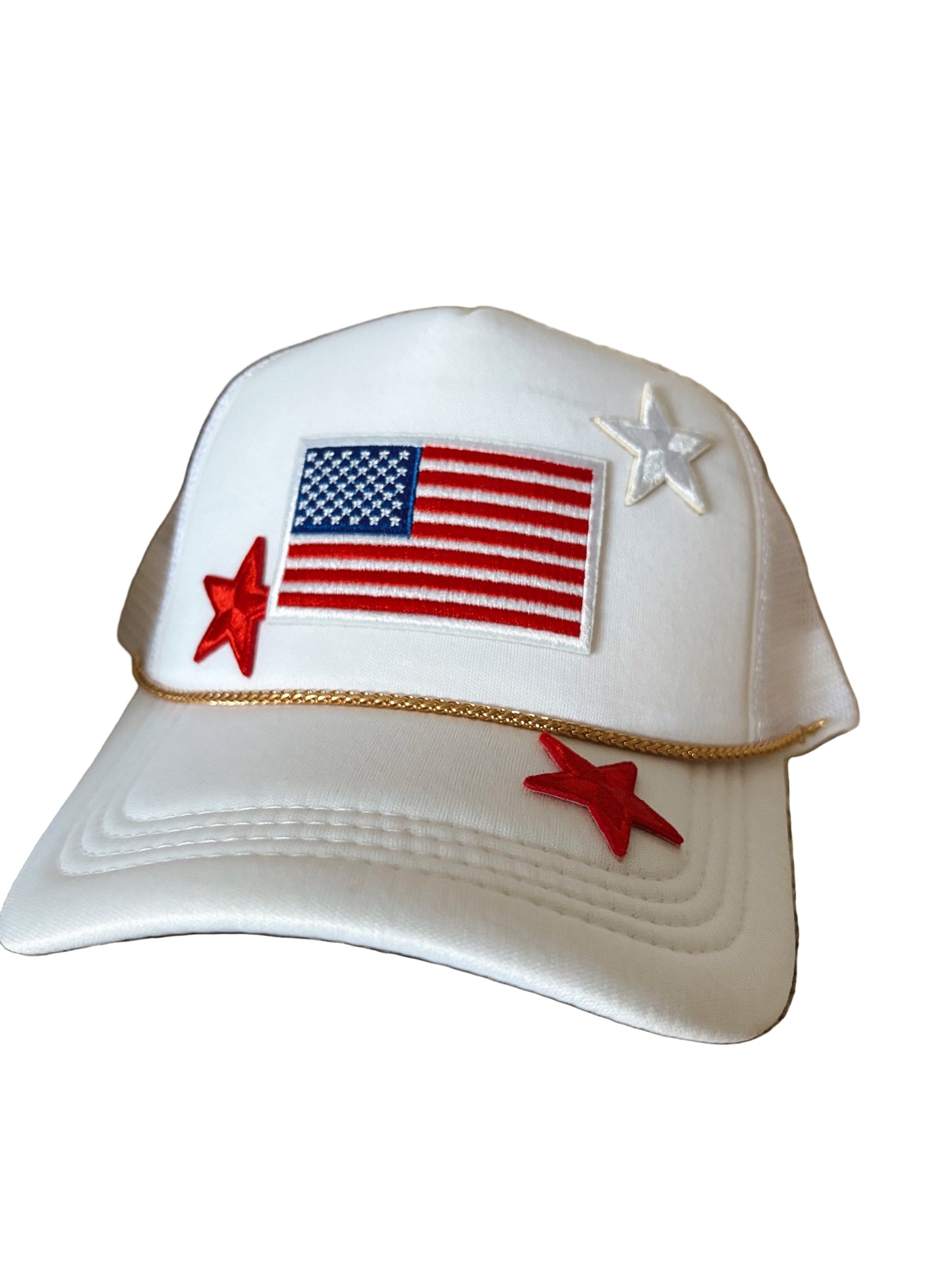 American Flag Trucker Hat