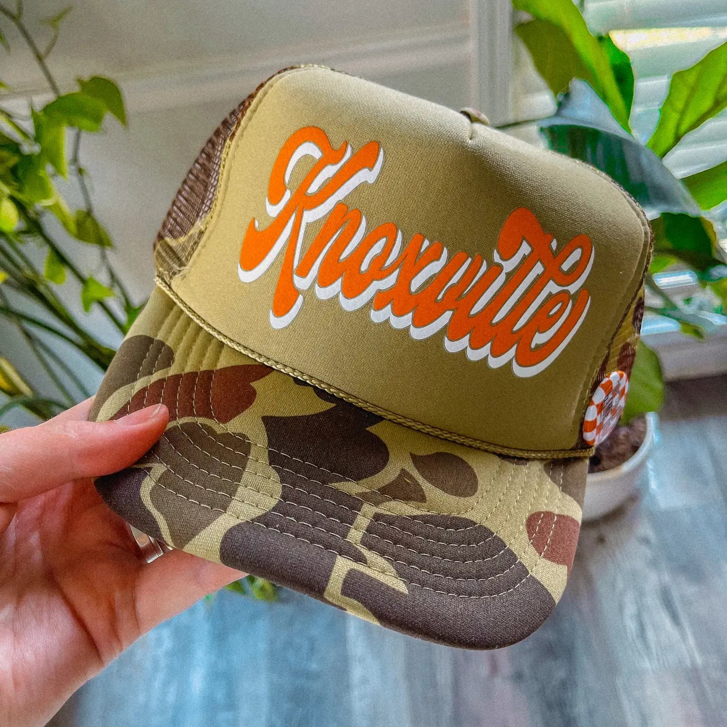 Green and Camo Knox Trucker Hat